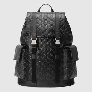 Signature Gucci Backpack - black